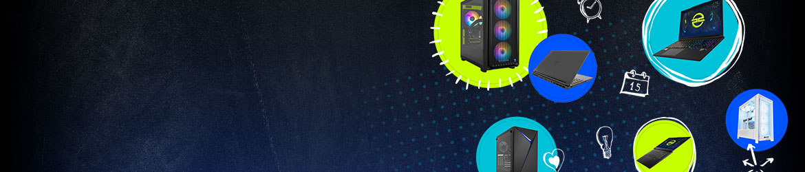 Ritorno a scuola con PCSpecialist Che si tratti di compiti, tesine, scadenze o sessioni di gaming fino a tarda notte, abbiamo la configurazione giusta per te! Scopri subito le nostre offerte per il ritorno a scuola.