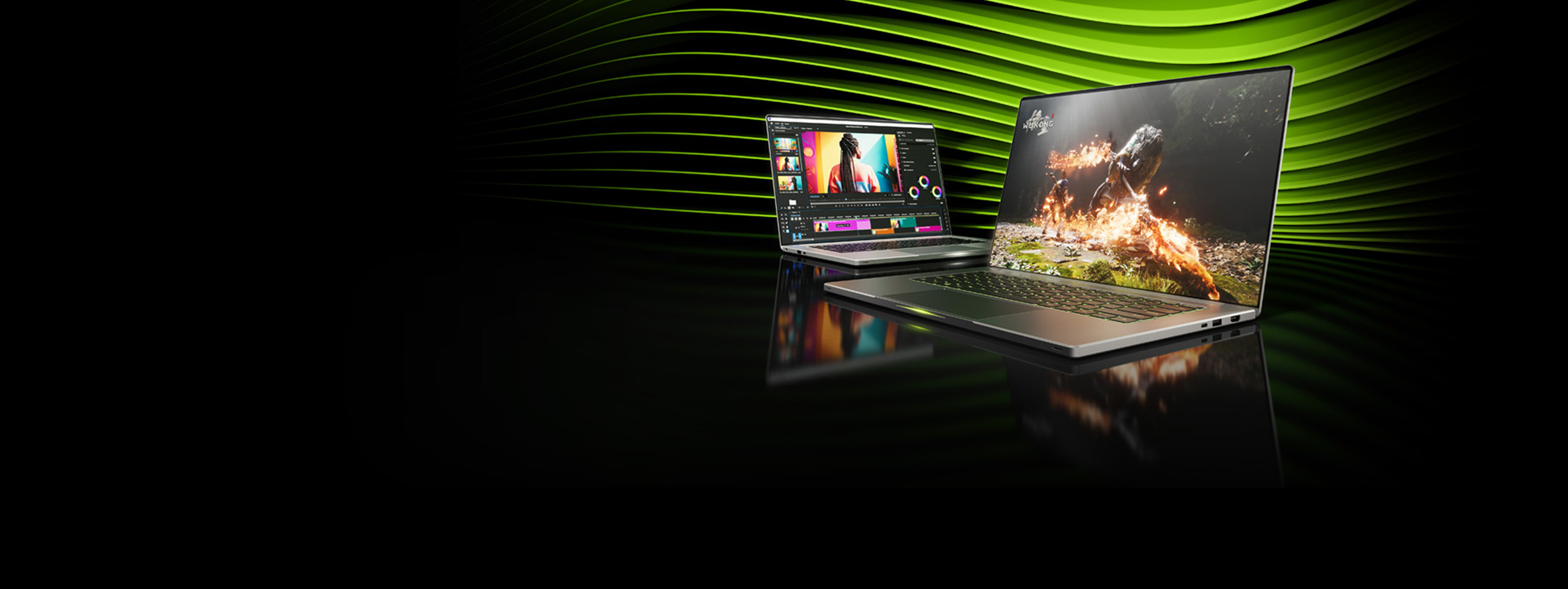 Gaming laptop with RTX 50 Series Graphics