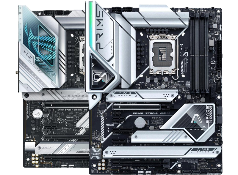 White gaming Motherboards